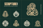 Scripture Symbols Set, a Solid Icon by Creative Stall (Thumbnail 1 of 10)