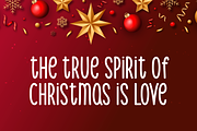Christmas Tree Typeface, a Script Font by Seemly Fonts (Thumbnail 3 of 4)