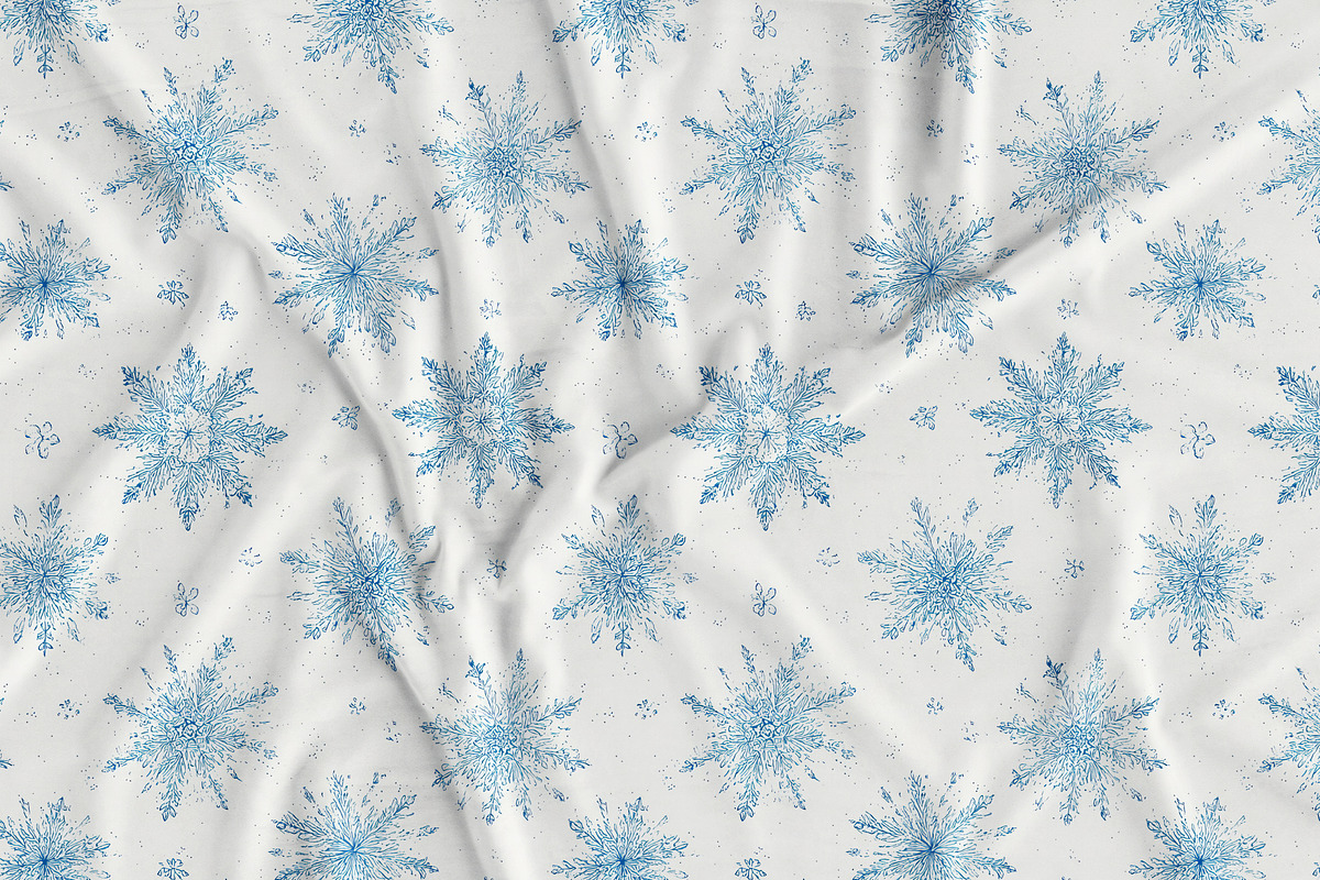 Vintage Christmas Pattern Collection, a Pattern Graphic by Olya Creative (Photo 14 of 21)