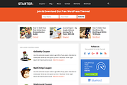 Starter - WP Blog Coupon Theme, a WordPress Template by Happy Themes Shop (Thumbnail 2 of 3)