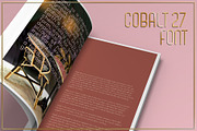 Cobalt 27 Modernist Font Family, a Sans Serif Font by Lee Iley (Thumbnail 4 of 6)