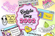 2000s Y2K Quotes PNG Bundle, an Object Graphic by Huxmay (Thumbnail 1 of 12)