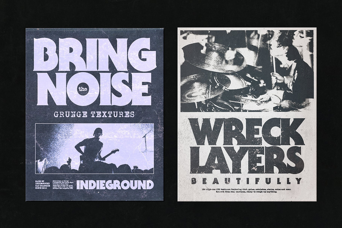 Grunge Textures, a Texture Graphic by Indieground Design Inc. (Photo 8 of 23)