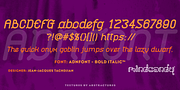 Adnfont™, a Sans Serif Font by MINDCANDY (Thumbnail 4 of 6)
