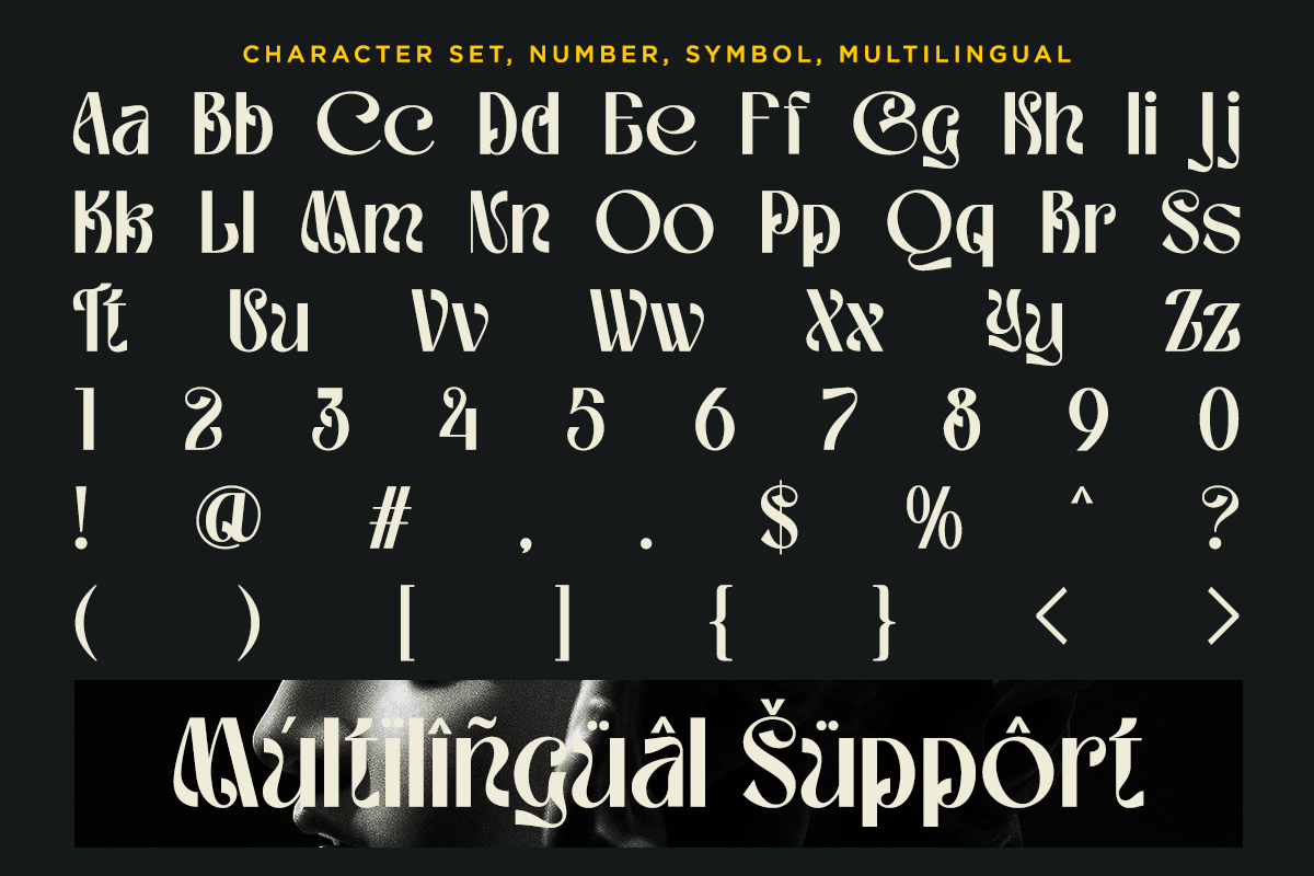 Genya - Experimental Decorative Font, a Sans Serif Font by Say Studio (Photo 11 of 11)