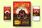 Halloween Party Flyer, a Flyer Template by Creativestoree (Thumbnail 3 of 5)