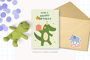 Wild Birthday Party Animals, an Animal Illustration by Petit Citizen Design (Thumbnail 6 of 8)