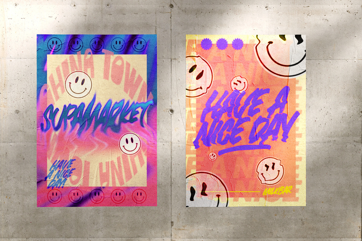 MILKBAR BRUSH Font, a Font by Cameron Humphries (Photo 6 of 8)