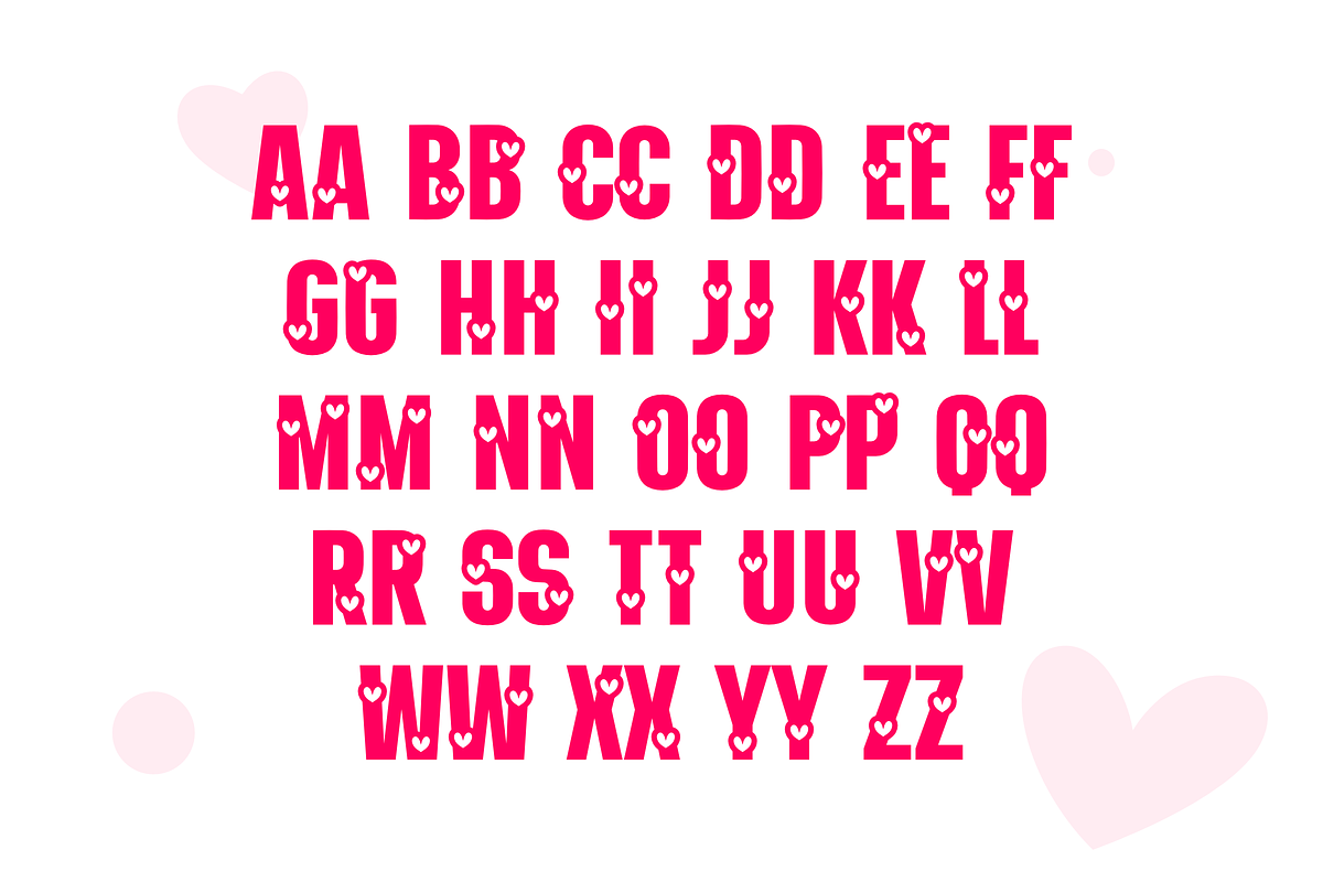 Heartfelt Font, a Sans Serif Font by RADesigns21 (Photo 5 of 7)