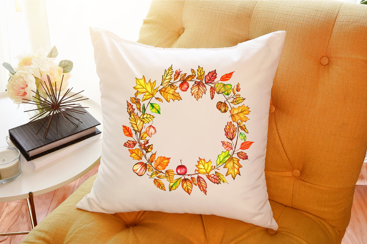 Watercolor Fall Leaves Clipart, an Illustration by Sublimation Artist (Photo 6 of 6)