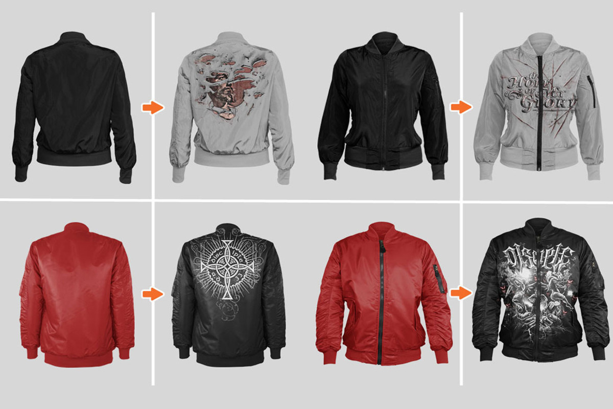 Bomber Jacket Mockup Templates, a Hoody Mockup by Go Media's Arsenal (Photo 2 of 2)