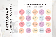 Instagram Story Highlight Covers, a Social Media Template by HelloYay (Thumbnail 1 of 3)