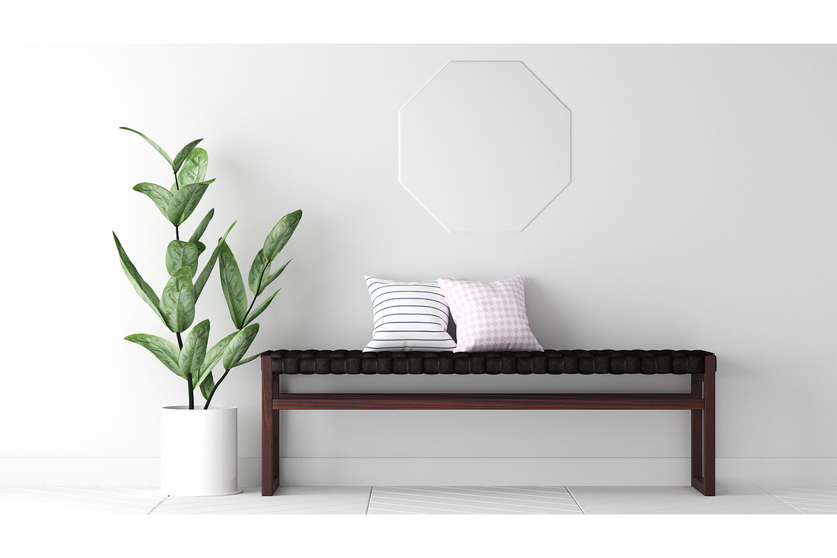 Entry Table C - Leather and Timber, a Furniture 3D Model by 3DCargo (Photo 2 of 6)