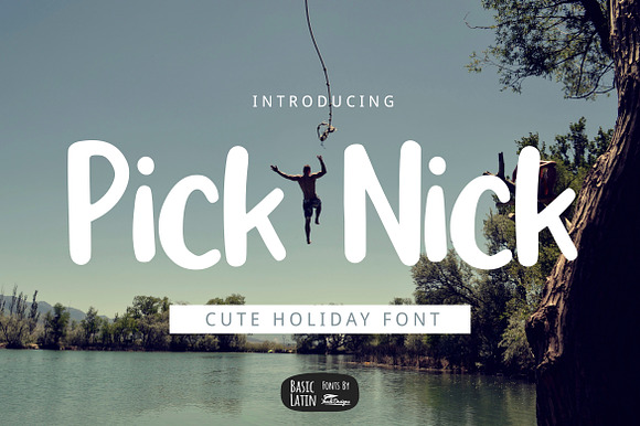 Pick Nick Holiday Font preview 6