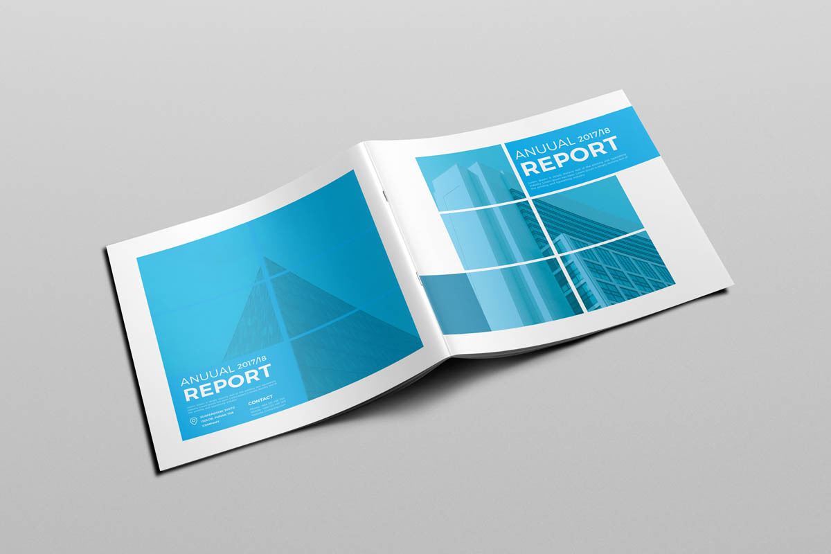 Square Annual Brochure, a Brochure Template by New Lines (Photo 2 of 13)