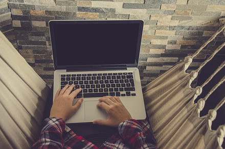 Hipster typing on white mac featuring mac, macbook, and laptop preview 6