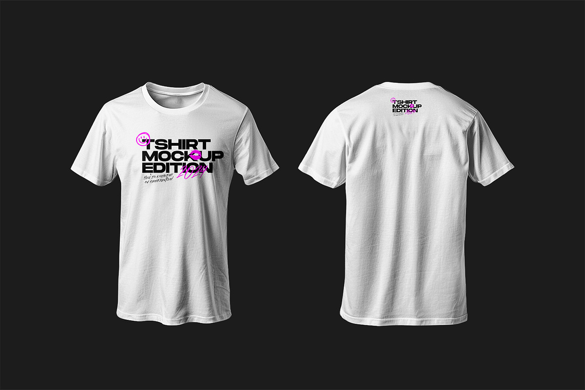 White Tshirt Mockup, a Shirt Mockup by mockarts