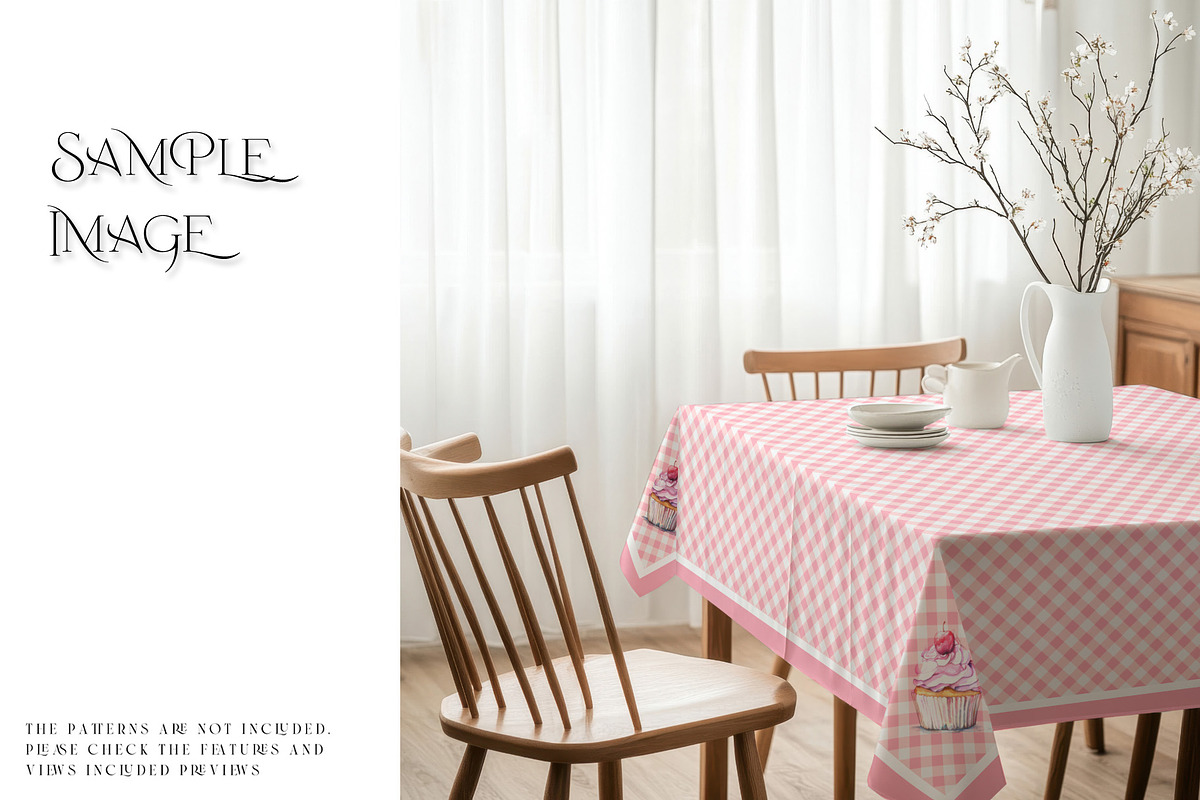 Tablecloths Mockups via Smart Object, a Product Mockup by mock-ups (Photo 4 of 18)