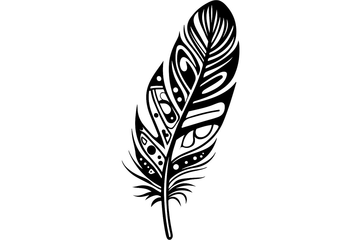 Feather SVG Bundle, an Object Graphic by Designer_Momina (Photo 7 of 18)