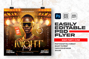 Night Party Flyer Design Template, a Flyer Template by Shajib Shikder (Thumbnail 1 of 2)