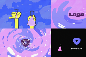 Chemical Reaction Logo Premiere Pro, a Branding & Logo Template by FlashFXbox