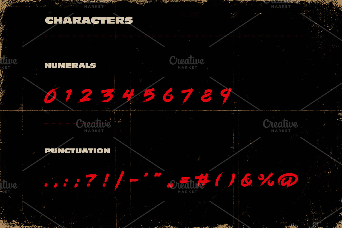 THE SONNYFIVE typeface preview 5
