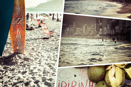 Collage of rio de janeiro pictures containing photo, frame, and rio
