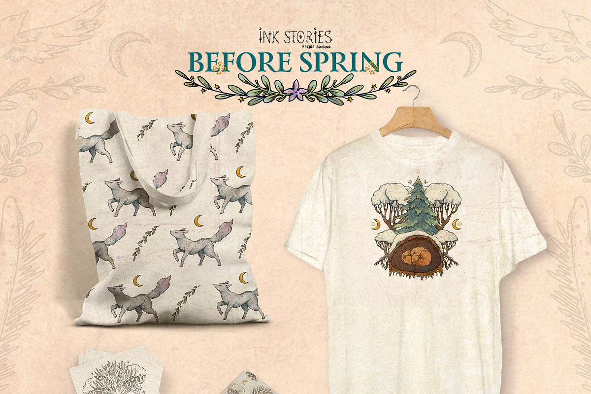 Before Spring | Late Winter Set, a Seasonal Illustration by Ink Stories (Photo 22 of 22)