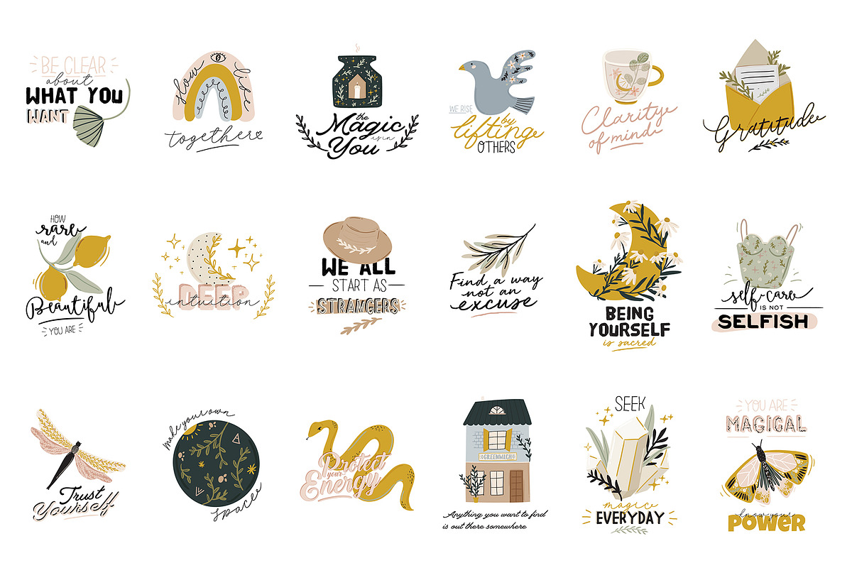 Woman Mystery & GRL Power BUNDLE, an Object Graphic by Ruslana Lubenets (Photo 70 of 123)