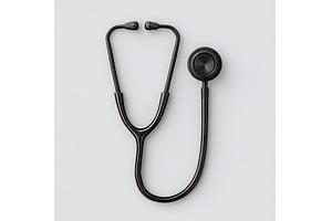 A stethoscope, viewed from the top, a Health & Medical Photo by ZinetroN