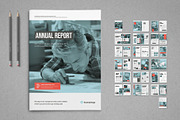 Annual Report, a Brochure Template by TypoEdition (Thumbnail 1 of 4)
