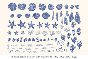 Sea Life Clipart And Patterns