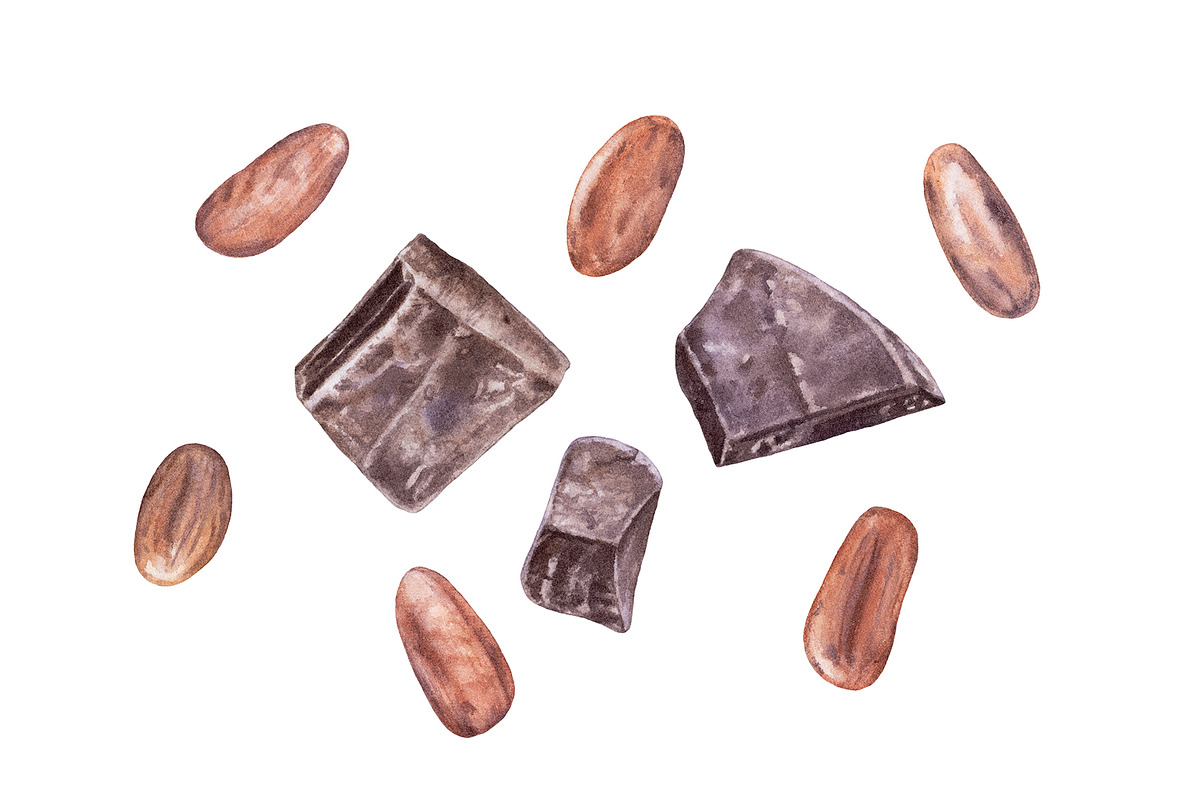 Chocolate Dreams, a Food Illustration by Katya Zlobina (Photo 6 of 7)