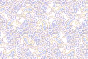 3 Paisley Seamless Patterns