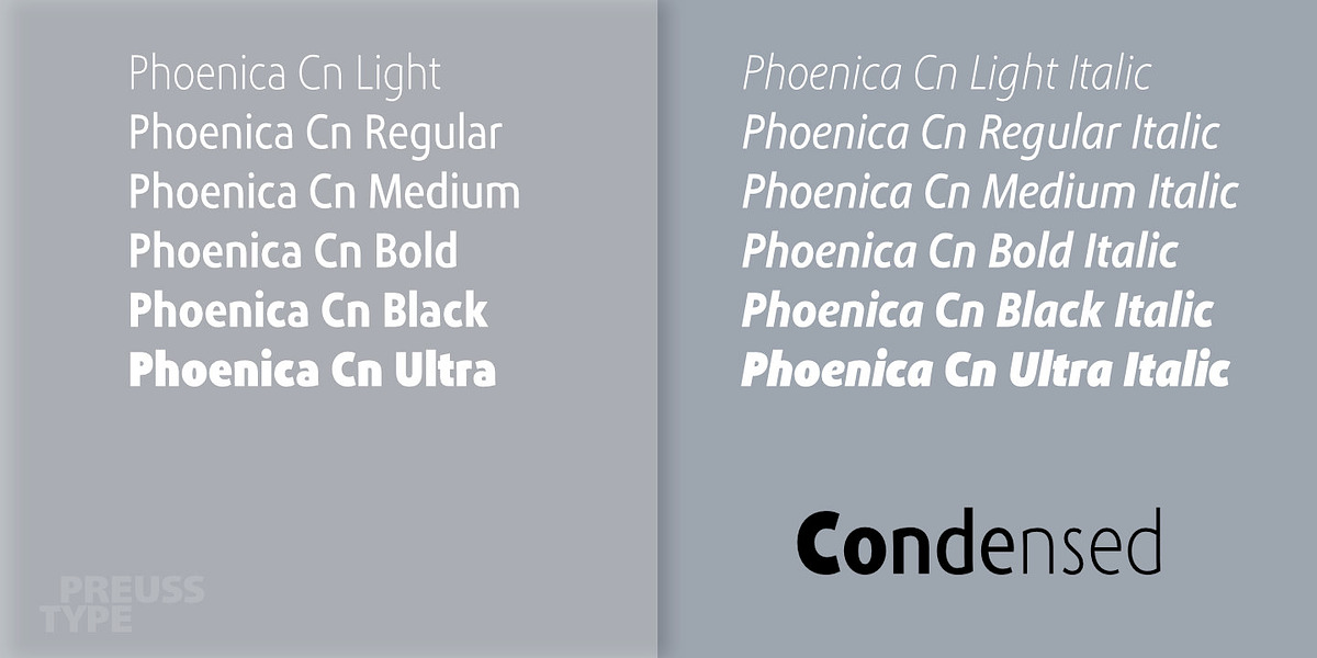 Phoenica PRO, a Sans Serif Font by preussTYPE (Photo 4 of 10)