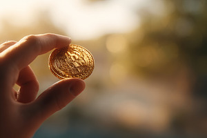 Gold Coin Investment, a Business Photo by Design Store
