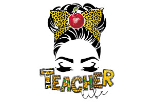 Teacher Life Apple Headband Png