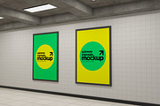 Subway Two Signage Mockup, an Advertising Mockup by shahsoft (Thumbnail 1 of 2)