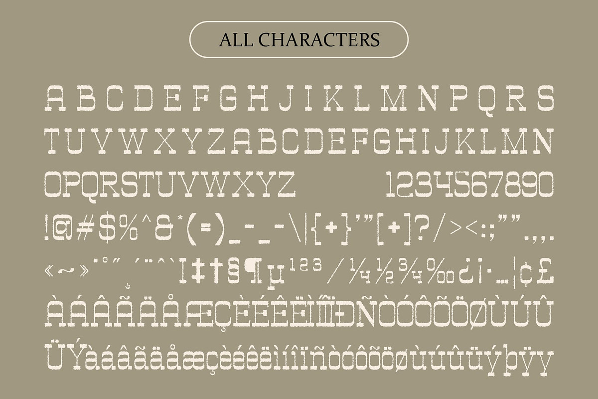 Vilkey Rough, a Slab Serif Font by Craft Supply Co. (Photo 8 of 8)