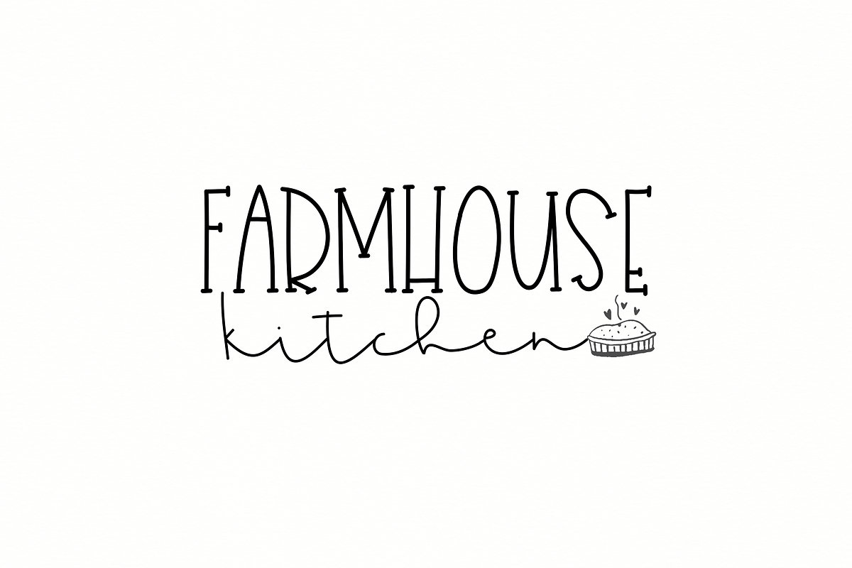 Country Farmhouse - Script Duo Font preview 4