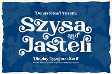 Szysa Jasteri Display Typeface Serif
