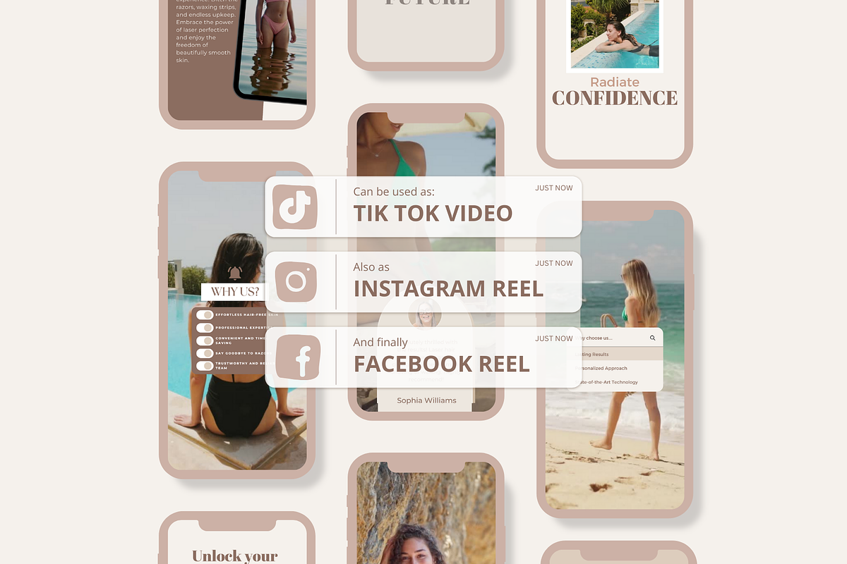 Laser Hair Removal Marketing, a Social Media Template by EliteMatidi (Photo 4 of 7)