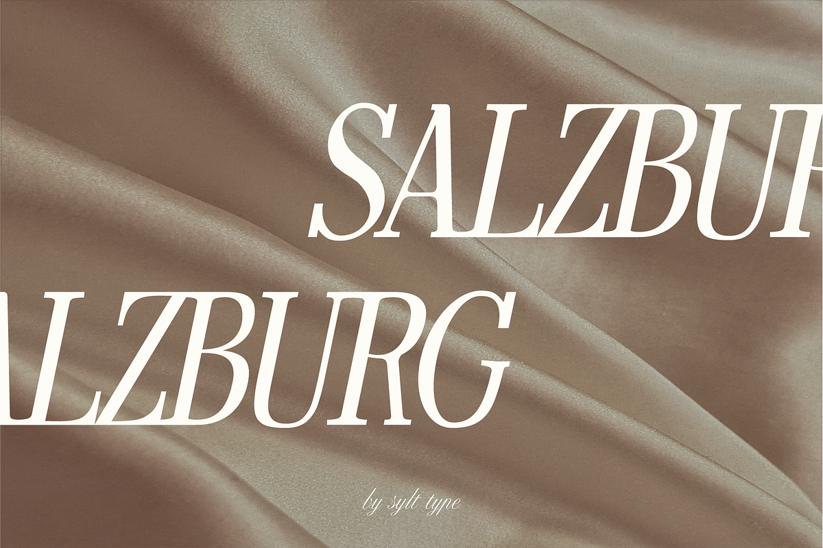 Salzare Display Font Bundle, a Serif Font by Sylt Type (Photo 5 of 7)