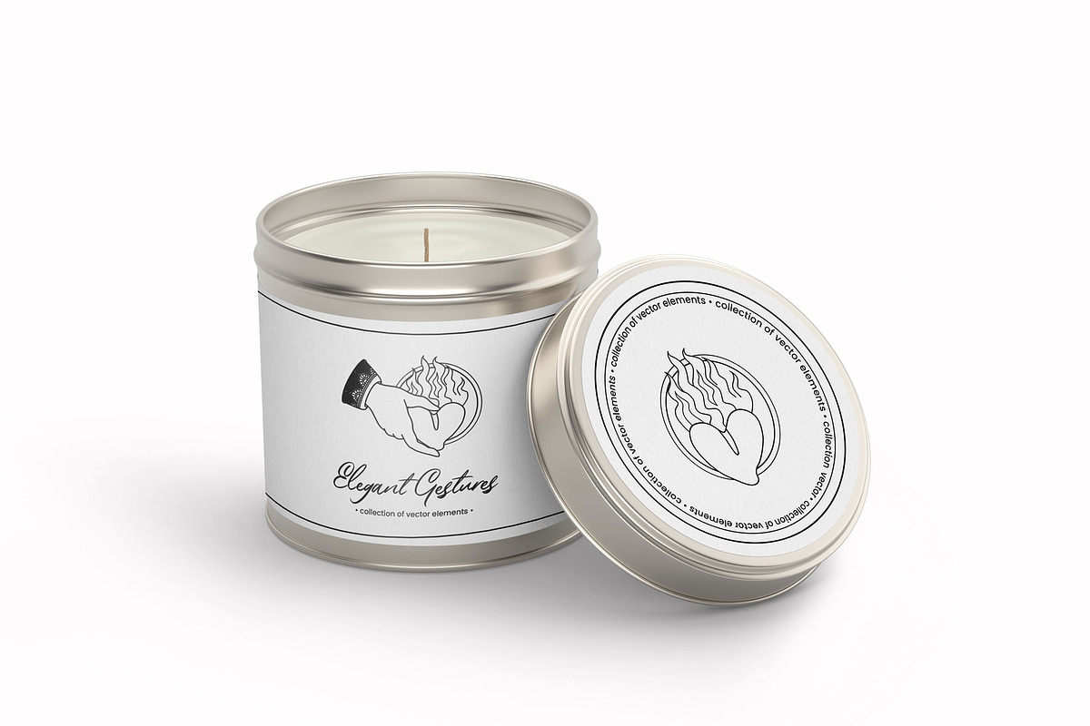 Elegant Hands Line Art Collection, an Object Graphic by foxsong (Photo 7 of 10)