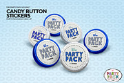 Candy Button Sticker Mockup, a Packaging Mockup by INCDesign (Thumbnail 5 of 6)