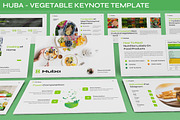 Huba - Vegetable Keynote Template, a Presentation Template by SlideFactory (Thumbnail 1 of 4)