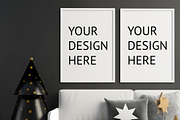Modern Christmas interior., a Print Template by ChromiumHeart (Thumbnail 12 of 21)