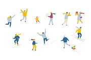 400+ Set of flat vector people, a Person Illustration by Vector_Art (Thumbnail 22 of 24)