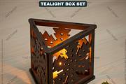 Tealight Holder, Xmas Table Centerpi, a Graphic by AtacanDigital (Thumbnail 9 of 10)