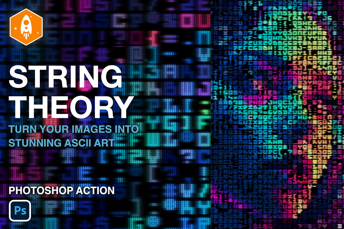 String Theory - Ascii Text Art Tool, an Action Add-On by DesignRocket (Photo 1 of 7)